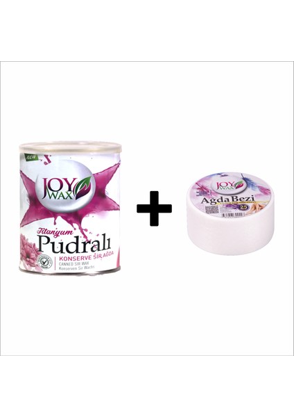 Konserve Sir Agdapudralı 800ML+25MT Ağda Bezi