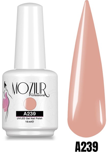 Mozıur Uv LED Kalıcı Oje 15ML -A239
