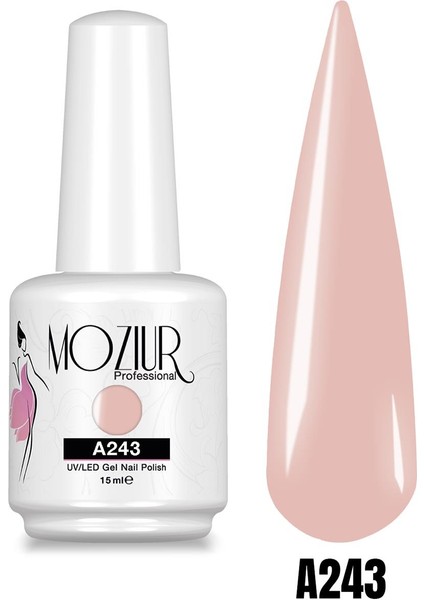 Mozıur Uv LED Kalıcı Oje 15ML - A243