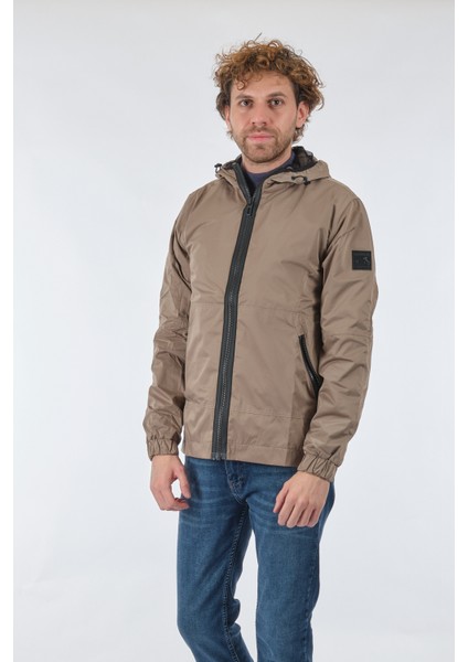 Gualtıero Kapüşonlu Fermuarlı Cepli Gri Erkek Mont 22205050 fırsatları