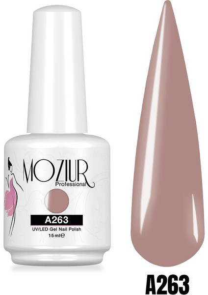 Kalıcı Oje A-263 UV LED Teknolojisiyle 15 ml Tırnak Bakımında Güvenilir Seçim