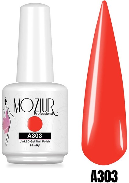 Mozıur Uv LED Kalıcı Oje 15ML - A303