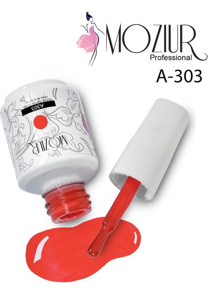 Mozıur Uv LED Kalıcı Oje 15ML - A303