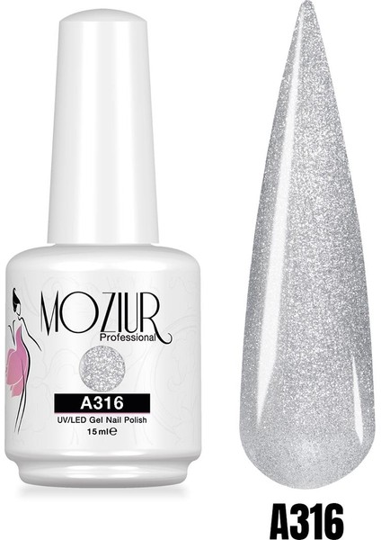 Mozıur Uv LED Kalıcı Oje 15ML - A316