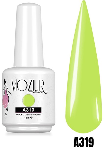 Mozıur Uv LED Kalıcı Oje 15ML - A319