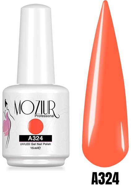 Mozıur Uv LED Kalıcı Oje 15ML - A324