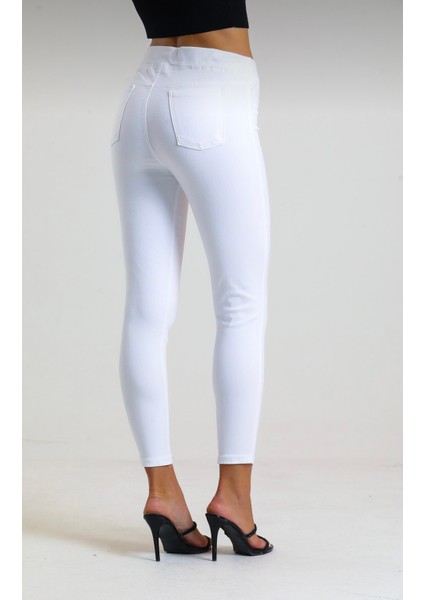 Kadın Kot Tayt Pantolon Beli Lastikli / Toparlayıcı /yüksek Bel /büyük-Küçük-Beden Konfor Kesim fiyatları