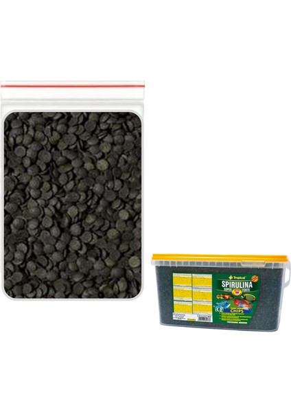 Spirulina Forte Chips 100GR (Açık) Kilitli Poşette Gönderilir. Skt: 06/2027