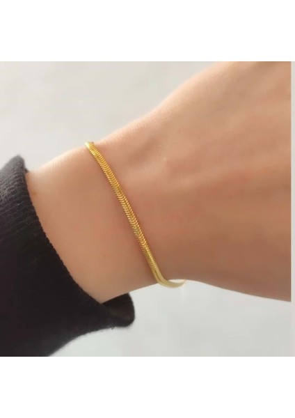 Ithal Ezme Yılan Zincir Bileklik Halhal - 20 fiyatları