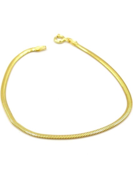 Ithal Ezme Yılan Zincir Bileklik Halhal - 21