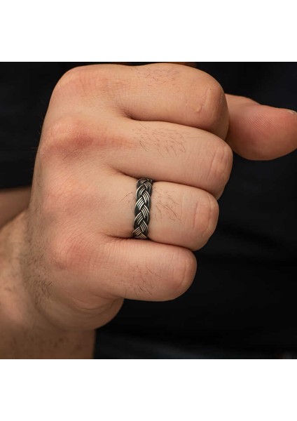 Gümüş Kazaziye Örgü Yüzük fırsatları