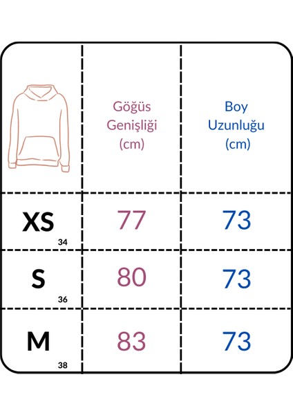 Butik Muson Minimal Baskılı Oversize Hoodie