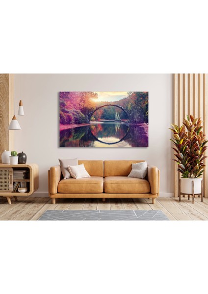 Sonbahar Manzara Kanvas Tablo