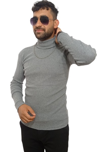 Unisex Balıkcı Yaka Kazak