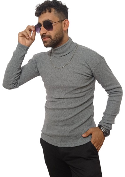 Unisex Balıkcı Yaka Kazak