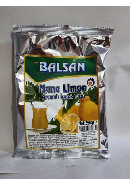 Toz Nane-Lımon 250 gr Sıcak İçecek Çay