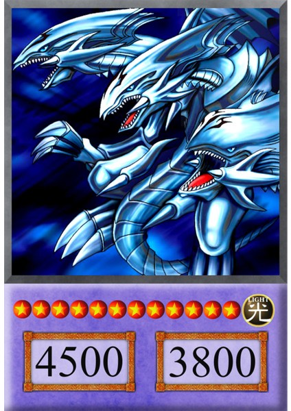 Yugioh Blue Eyes Ultimate Dragon Anime Kart