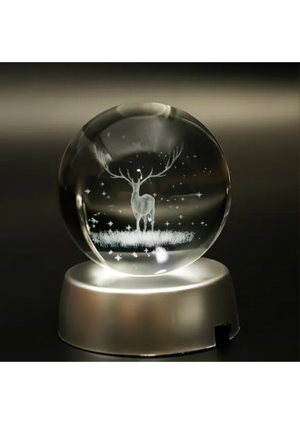 3D Samanyolu Temalı Satürn Kız Işıklı Cam Küre modelleri