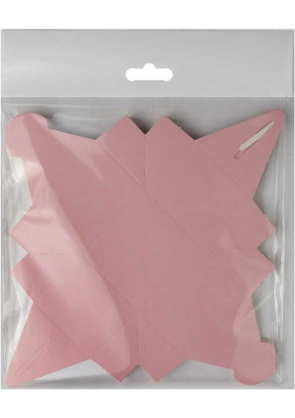 Lokumluk Karton Kutu Makaron Pembe Pk:25 fırsatları