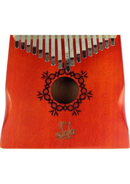 17 Tuşlu Kalimba Tam Set Maun Ağacı Klmb1