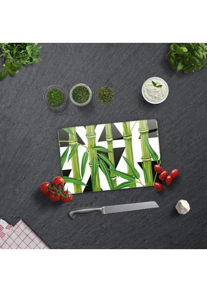 Bamboo Desen | Cam Kesme Tahtası - Cam Kesme Tablası