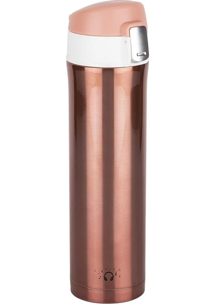 Pembe Rose Gold Paslanmaz Çelik Termos 450ML