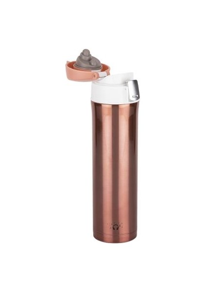 Pembe Rose Gold Paslanmaz Çelik Termos 450ML