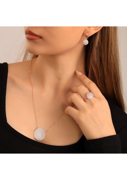 925 Ayar Gümüş Circular Tasarım Set
