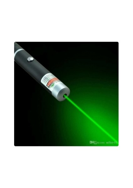 5 Başlıklı Üzel Kutusunda Yeşil Lazer Green Laser Poınter