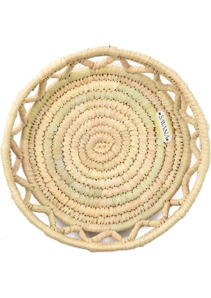 Salvia Hasır Duvar Tabağı _ 25 cm