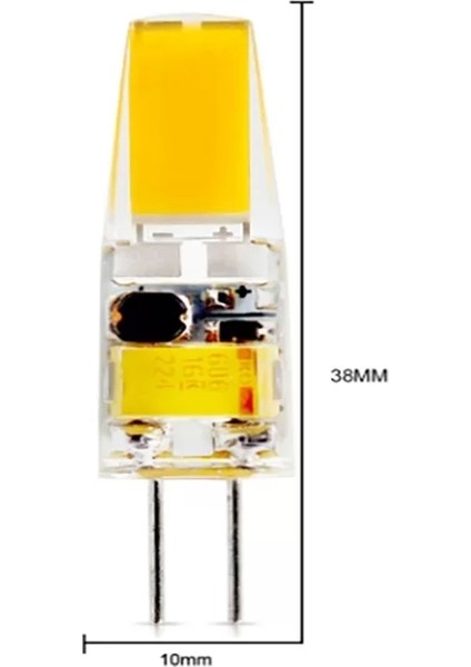 CT-4255 3W G4 12V Kapsül Ampul Beyaz 10 Adet