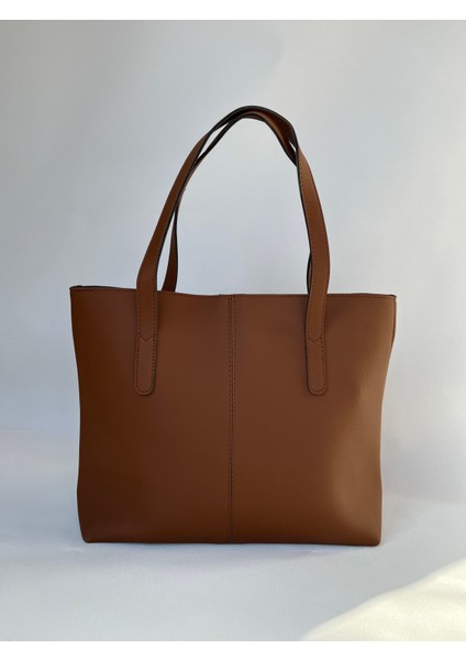 Kadın Kahverengi Evrak Okul Iş Çantası Omuz Çantası Büyük Geniş Günlük Kullanışlı Çanta Şık Çanta modelleri