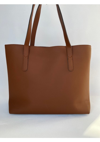 Kadın Kahverengi Evrak Okul Iş Çantası Omuz Çantası Büyük Geniş Günlük Kullanışlı Çanta Şık Çanta fırsatları