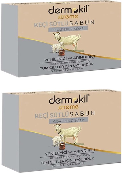 Dermokıl Sabun Kecı Sutlu 100GR 2'li Paket