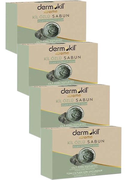 Dermokıl Sabun Kıl Ozlu 100GR 4'lü Paket