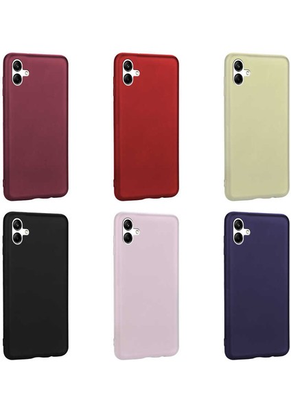 Samsung Galaxy A04 Soft ve Pürüzsüz Yapı Ipeksi Silikon