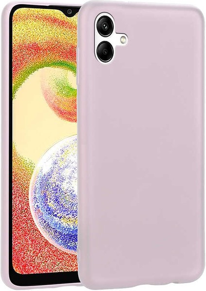 Samsung Galaxy A04 Soft ve Pürüzsüz Yapı Ipeksi Silikon