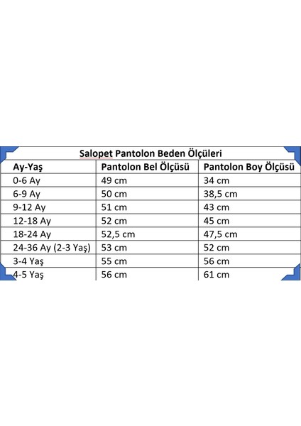 Erkek Çocuk - Bebek Gri Salopet Pantolon