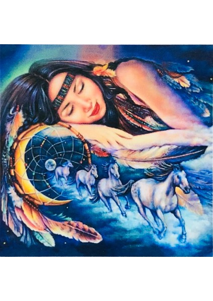 Hı Stone 5d Elmas Boncuk Taş Işleme Mozaik Goblen Kit 30 x 30 cm MS25139
