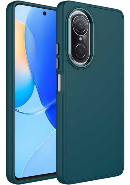 Huawei Nova 9 Se Kılıf Metal Çerçeve Lansman Silikon Kapak