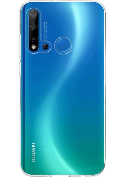 Huawei P20 Lite 2019 Kapak 1mm Şeffaf Silikon Kılıf