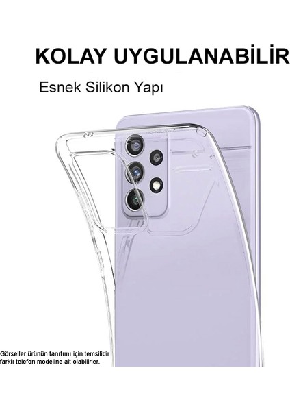 Huawei P20 Lite 2019 Kapak 1mm Şeffaf Silikon Kılıf