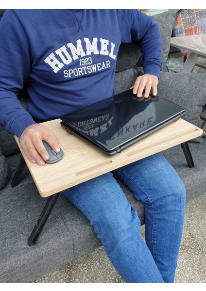 Enna Ahşap Oyuncak Laptop Sehpası