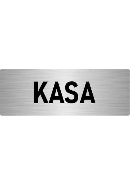 Metal Yönlendirme Levhası, Departman Kapı Isimliği Kasa 10X20 Cm Gümüş Renk
