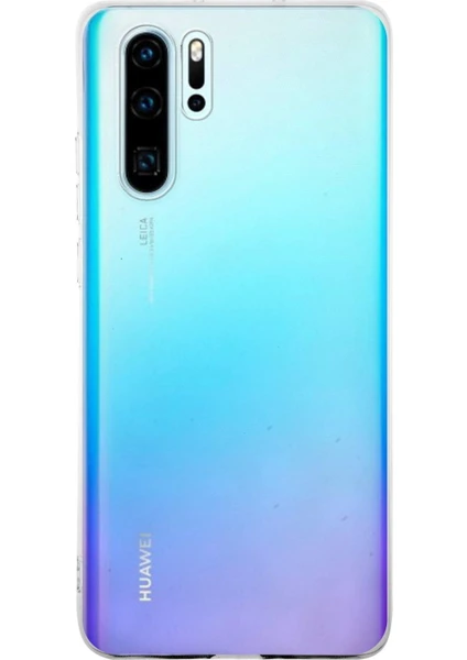 Huawei P30 Pro Kapak 1mm Şeffaf Silikon Kılıf