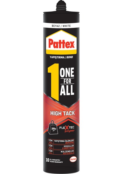 One For All High Tack Montaj Yapışıtırıcısı 460 gr / 280 ml 2'li Paket
