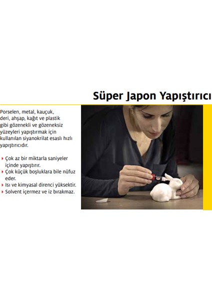 Süper Japon Yapıştırıcı 3 gr 3'lü Paket modelleri