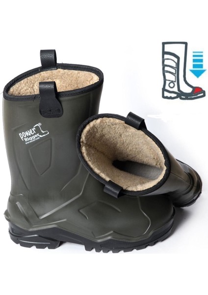 Pollyboot Power Rigger Çizme Çelik Burunsuz Kürklü 45