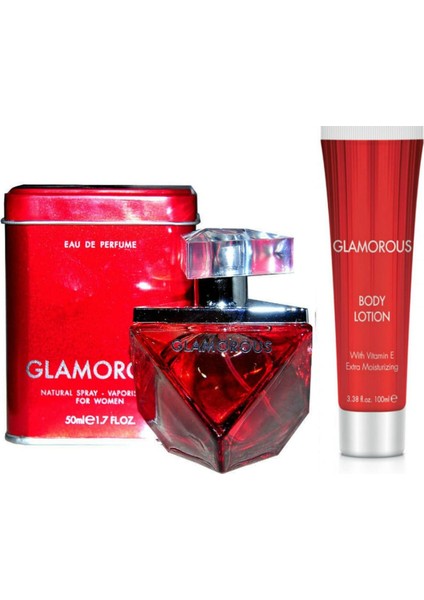 Glamorous Edp 50 ml Kadın Parfüm + Vücut Losyonu 100 ml 8690131000328 F1107038