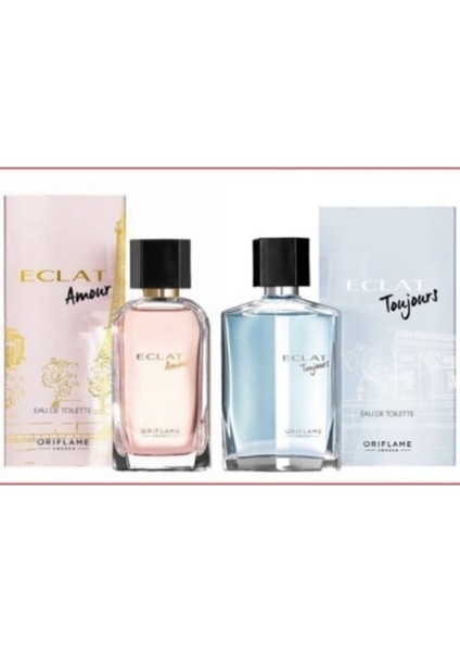 Eclat Amour Kadın Edt 50ML - Eclat Toujours Erkek Edt 75ML Eclat